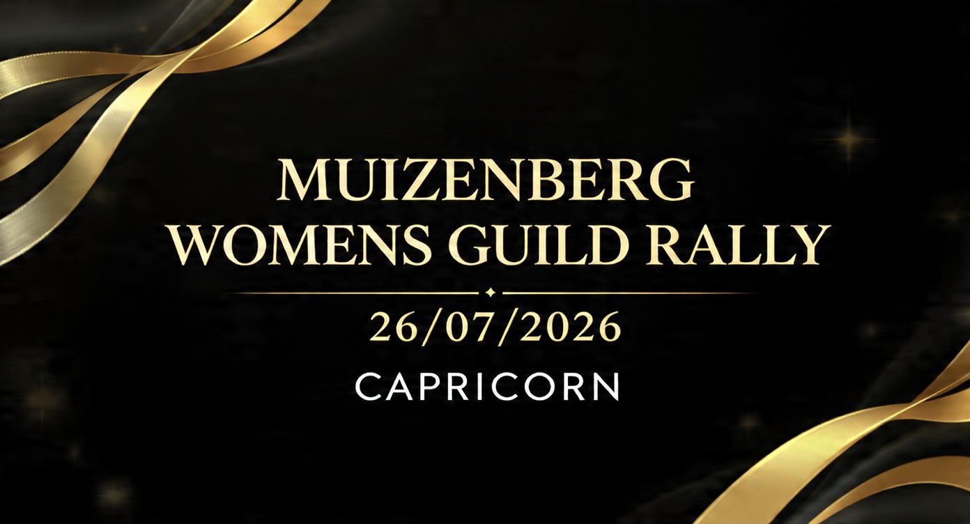 MUIZENBERG WOMENS GUILD RALLY
